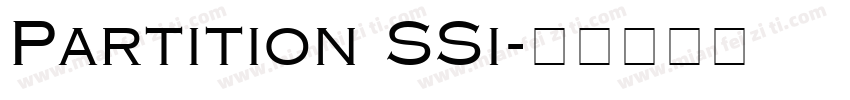 Partition SSi字体转换